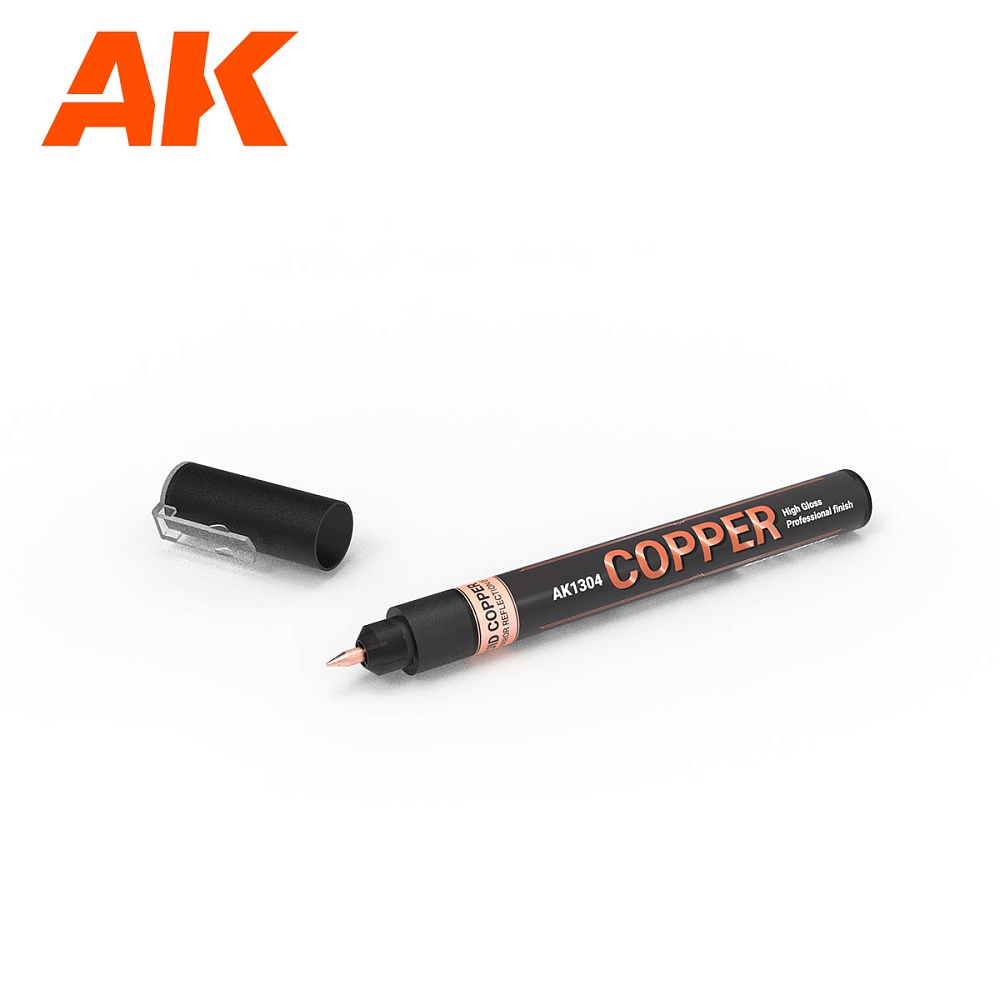 Маркер AK1304 - Metallic Liquid Marker - Copper