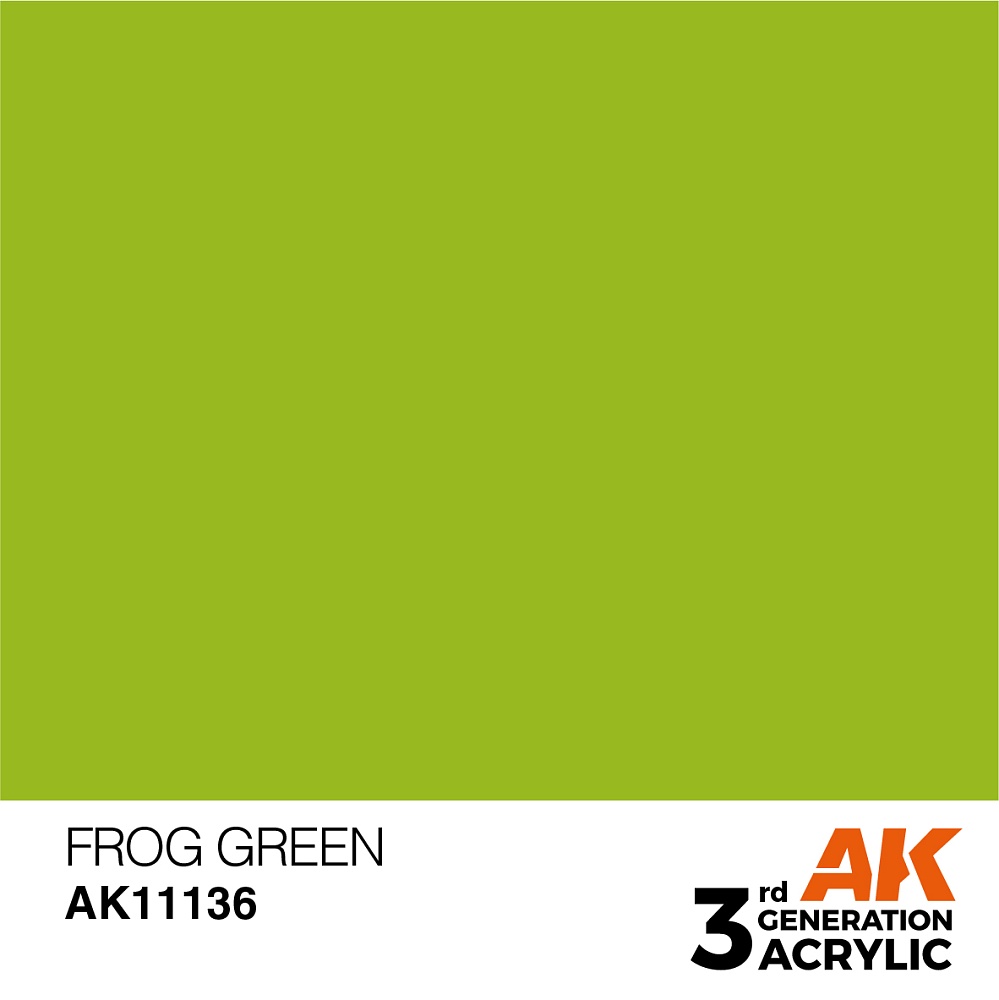 Краска AK11136 General Series - Frog Green – Standard