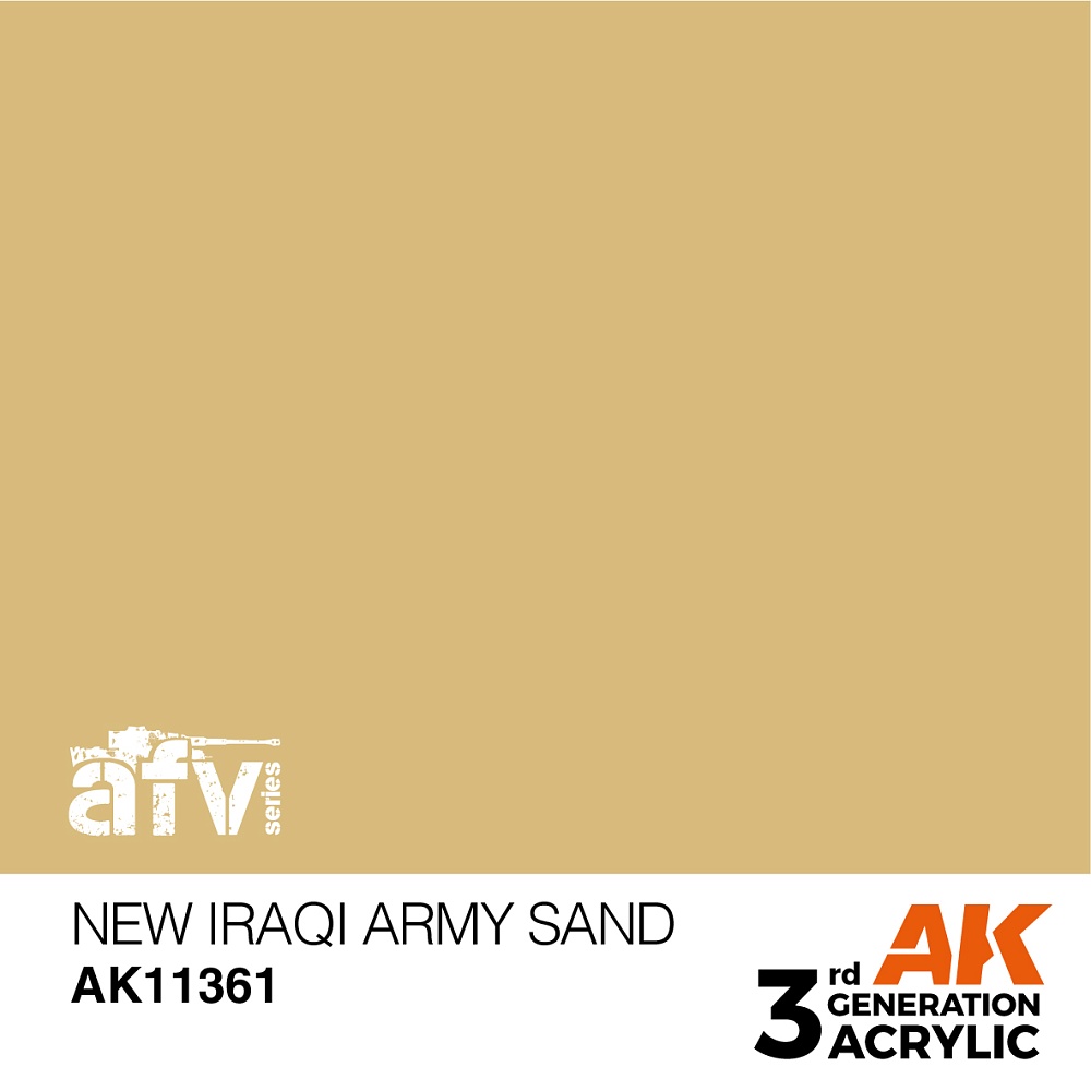 Краска AK11361 AFV Series - New Iraqi Army Sand – AFV