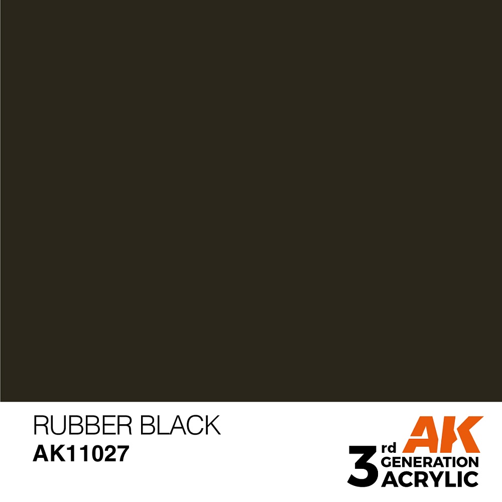 Краска AK11027 General Series - Rubber Black – Standard