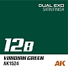 Краска AK1524 - Dual Exo 12A - Viridian Green 60ML.