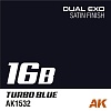 Краска AK1532 - Dual Exo 16B - Turbo Blue 60ML.