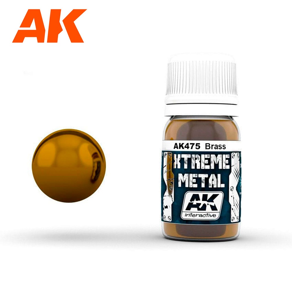 Краска AK475 - Xtreme Metal Brass 30ML.