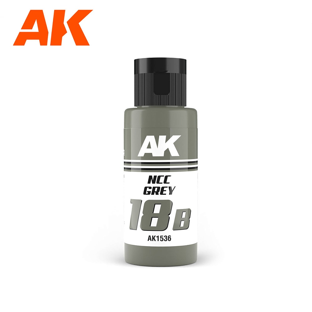 Краска AK1536 - Dual Exo 18B - NCC Grey 60ML.