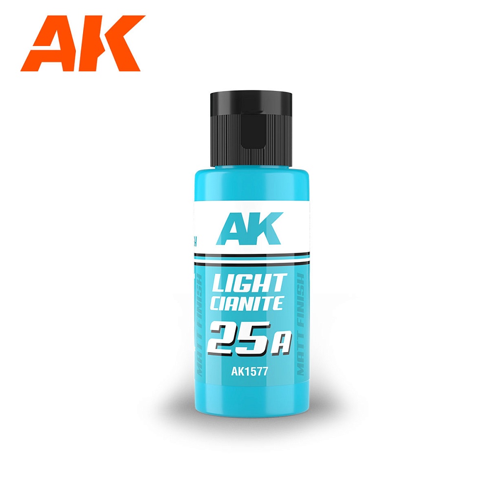 Краска AK1577 - Dual Exo Scenery - 25A - Light Cianite 60ML.