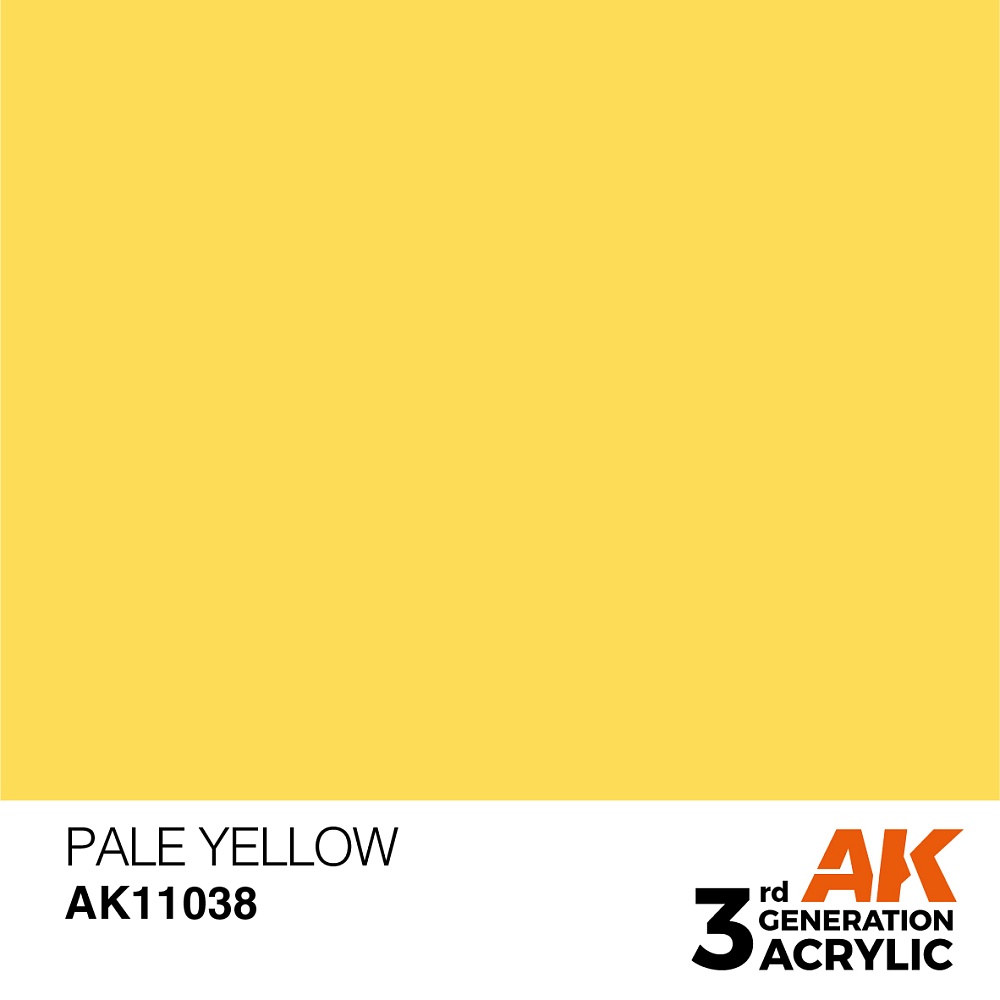 Краска AK11038 General Series - Pale Yellow – Standard