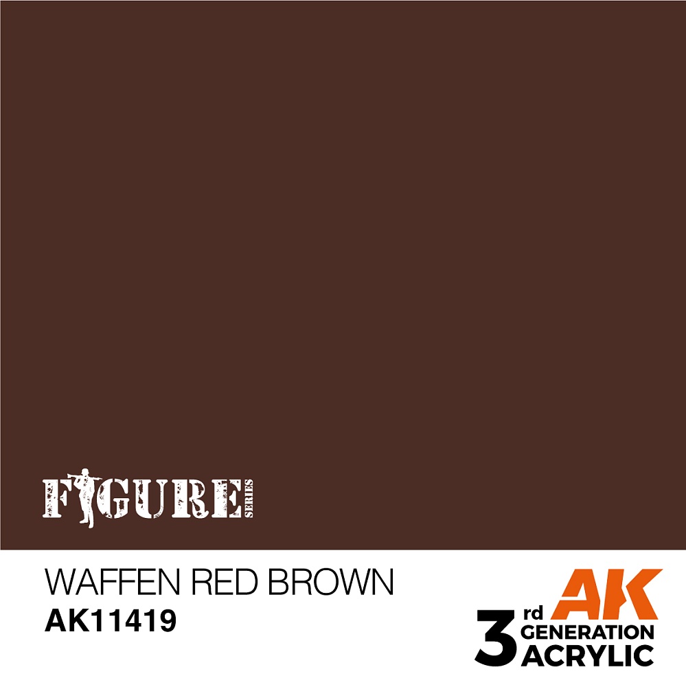 Краска AK11419 Figures Series - Waffen Red Brown – Figures