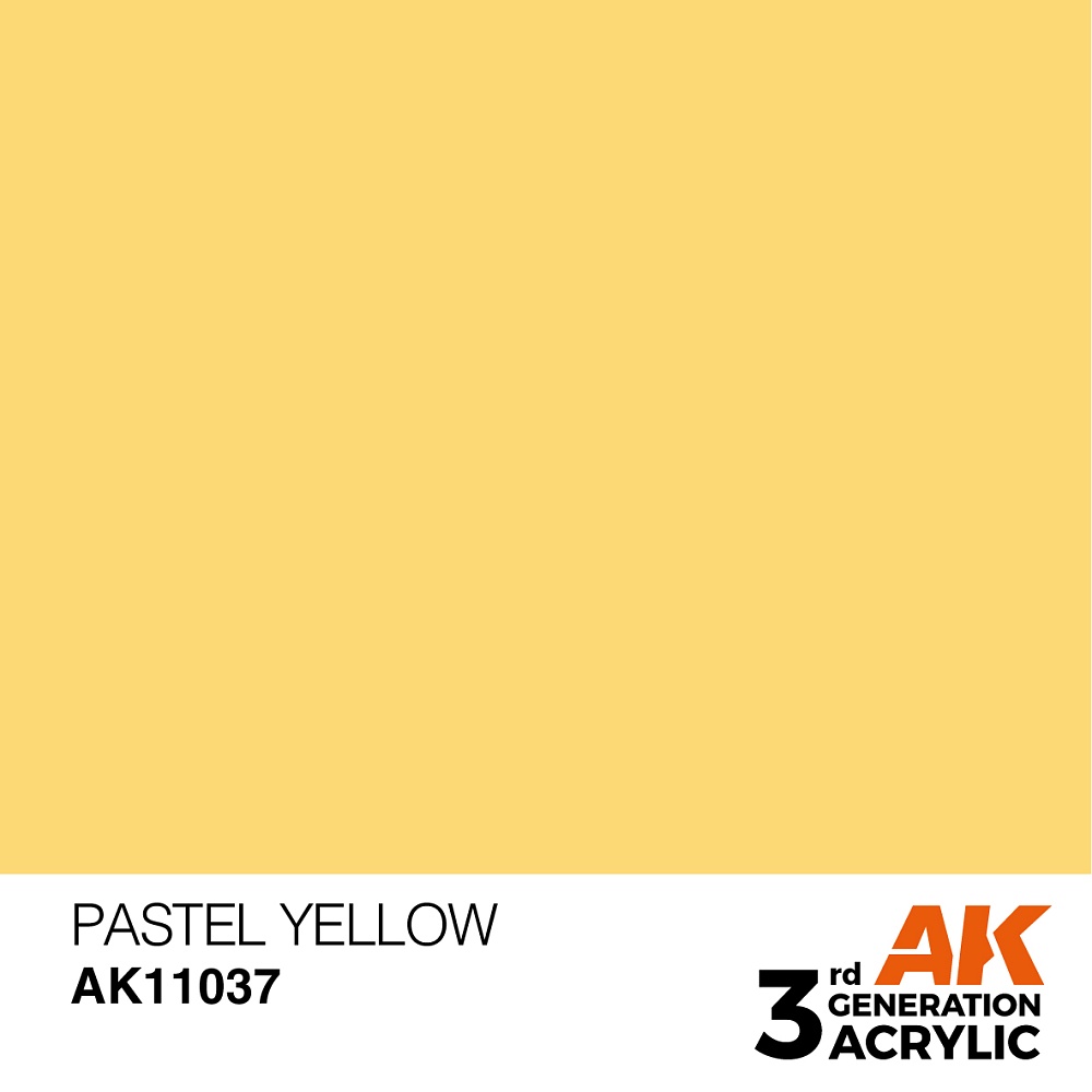 Краска AK11037 General Series - Pastel Yellow – Pastel