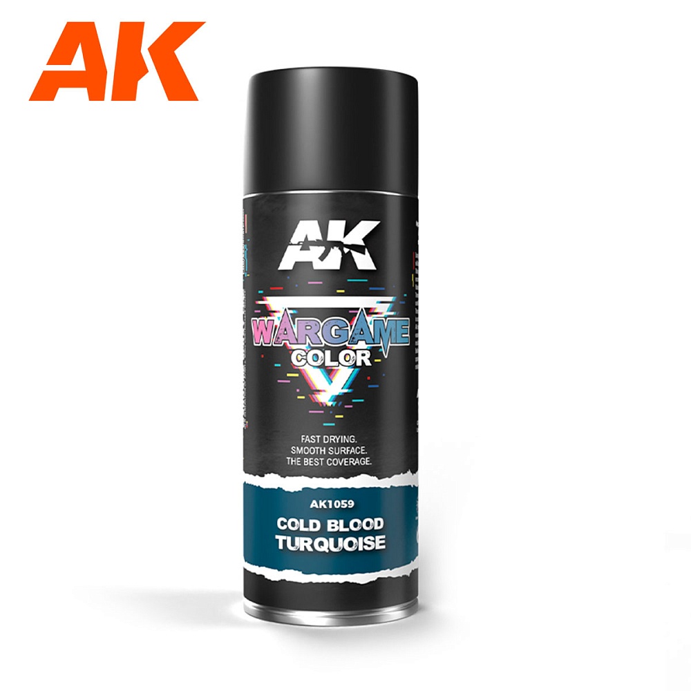 Грунт AK1059 - Cold Blood Turquoise Spray