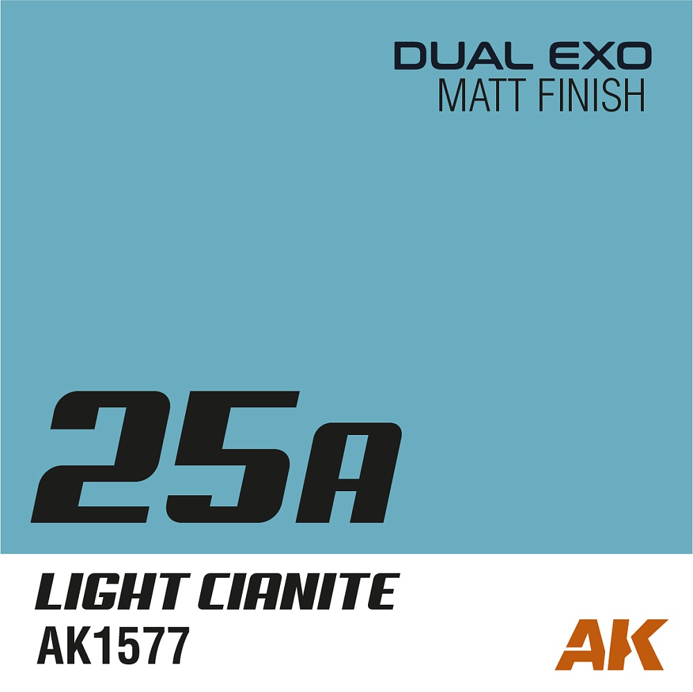 Краска AK1584 - Dual Exo Scenery Set 25 - 25A Light Cianite & 25B Dark Cianite