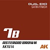 Краска AK1514 - Dual Exo 7B - Asteroid Brown 60ML.