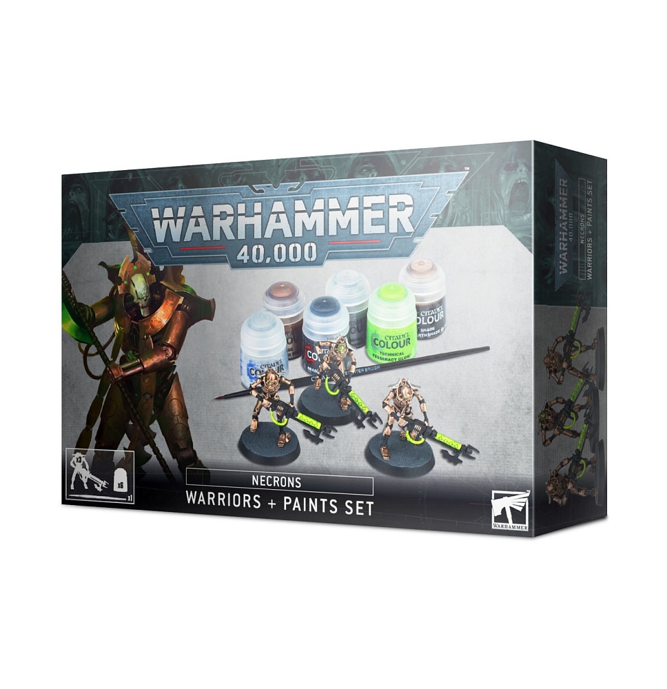 Warhammer 40,000: Necrons Warriors + Paint Set