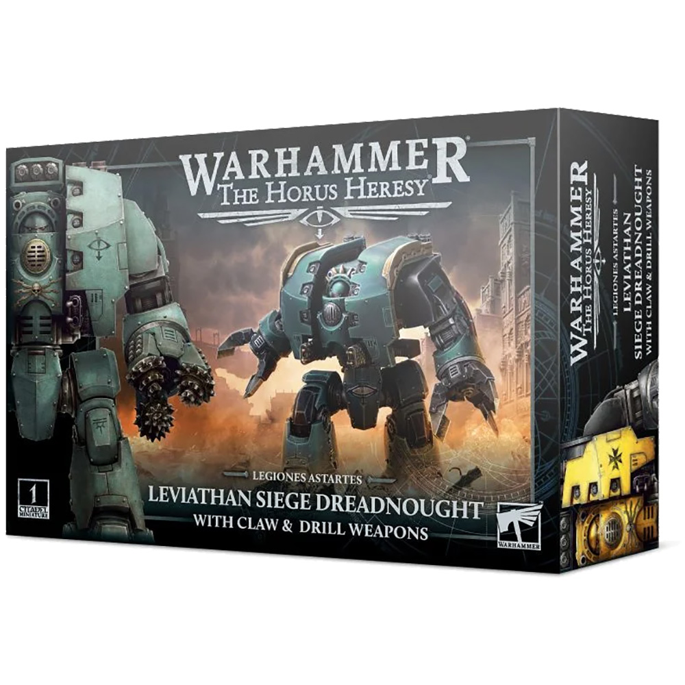 The Horus Heresy: Legiones Astartes Leviathan Siege Drednought with Claw & Drill Weapons