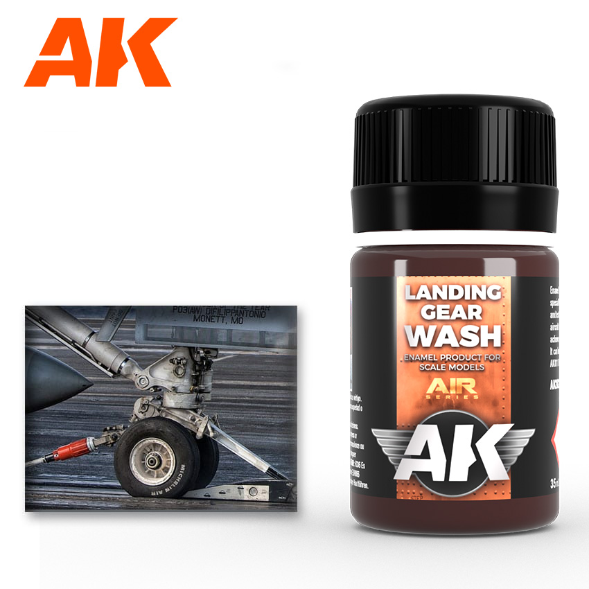 Краска AK2029 - Landing Gear Wash