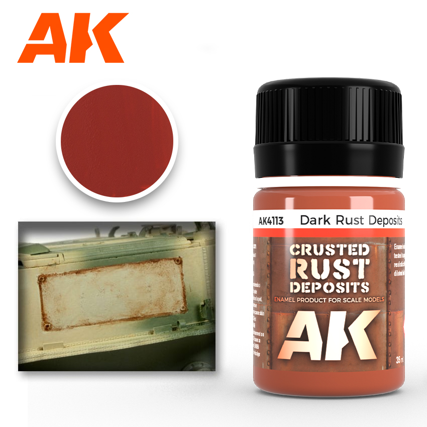 Краска AK4113 - Dark Rust Deposits