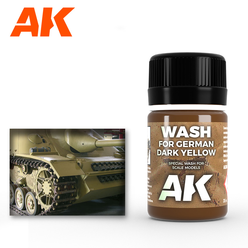 Краска AK300 - Dark Yellow Wash