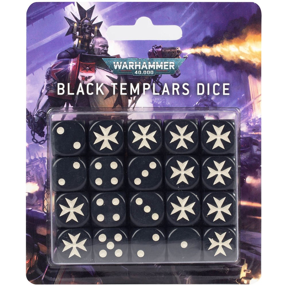 Warhammer 40,000: Black Templars Dice