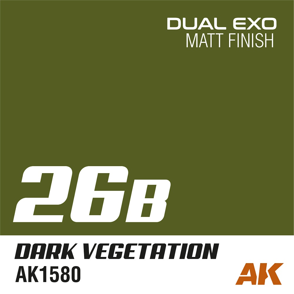 Краска AK1585 - Dual Exo Scenery Set 26 - 26A Light Vegetation & 26B Dark Vegetation