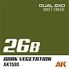 Краска AK1585 - Dual Exo Scenery Set 26 - 26A Light Vegetation & 26B Dark Vegetation