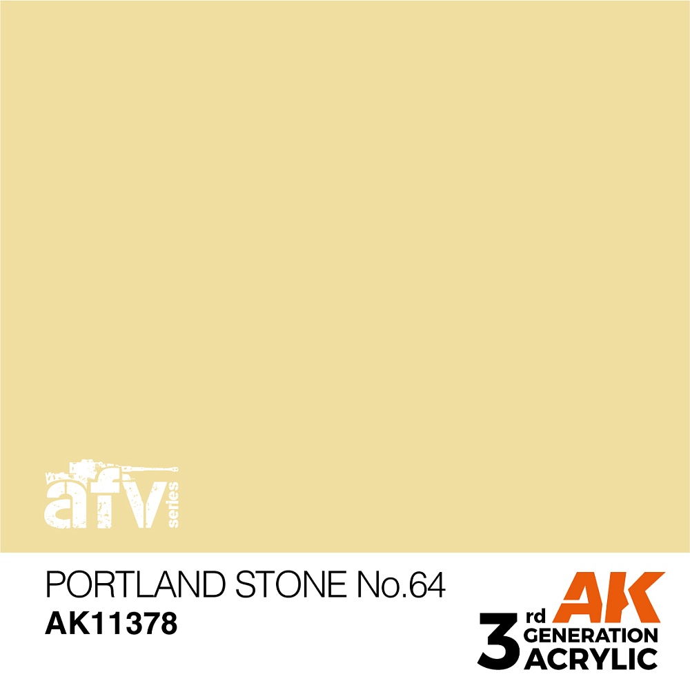 Краска AK11378 AFV Series - Portland Stone No.64 – AFV
