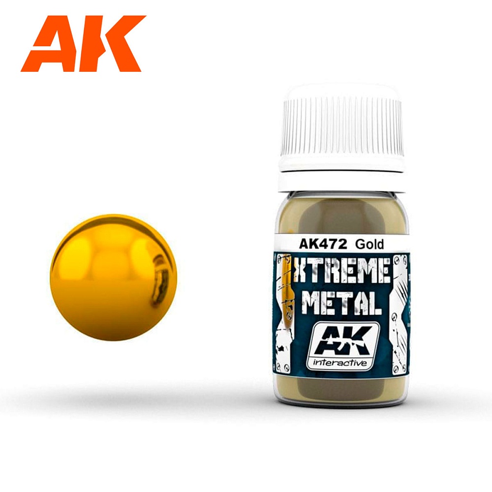 Краска AK472 - Xtreme Metal Gold 30ML.