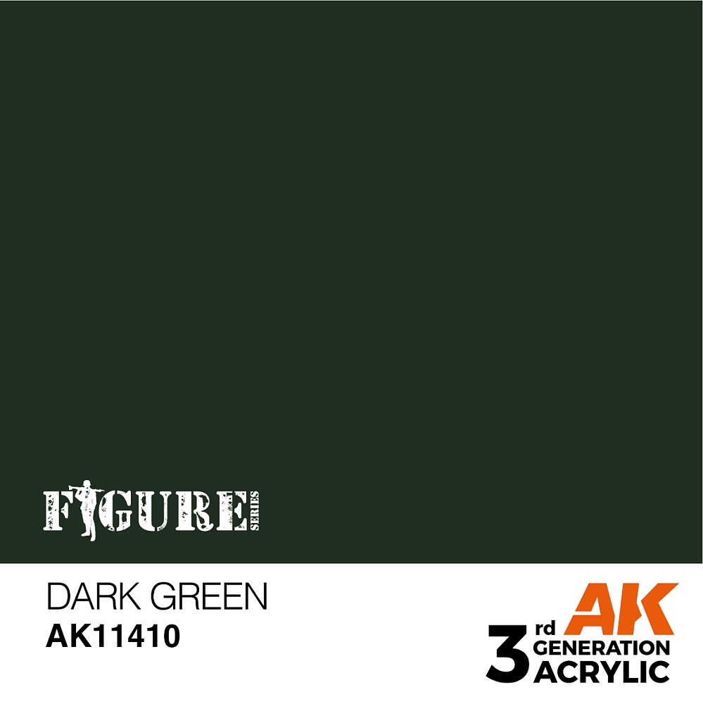 Краска AK11410 Figures Series - Dark Green – Figures