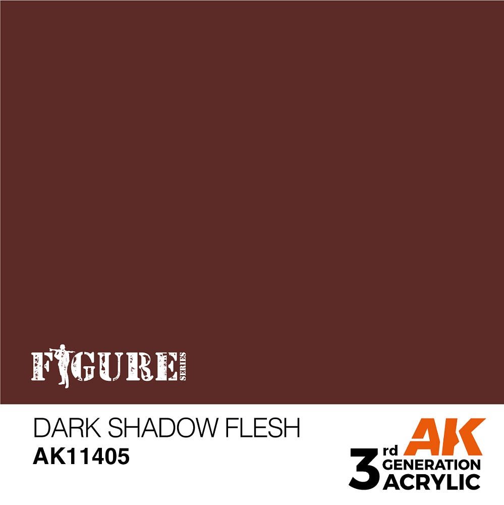 Краска AK11405 Figures Series - Dark Shadow Flesh – Figures
