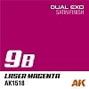 Краска AK1551 - Dual Exo Set 9 - 9A Ranger Pink & 9B Laser Magenta