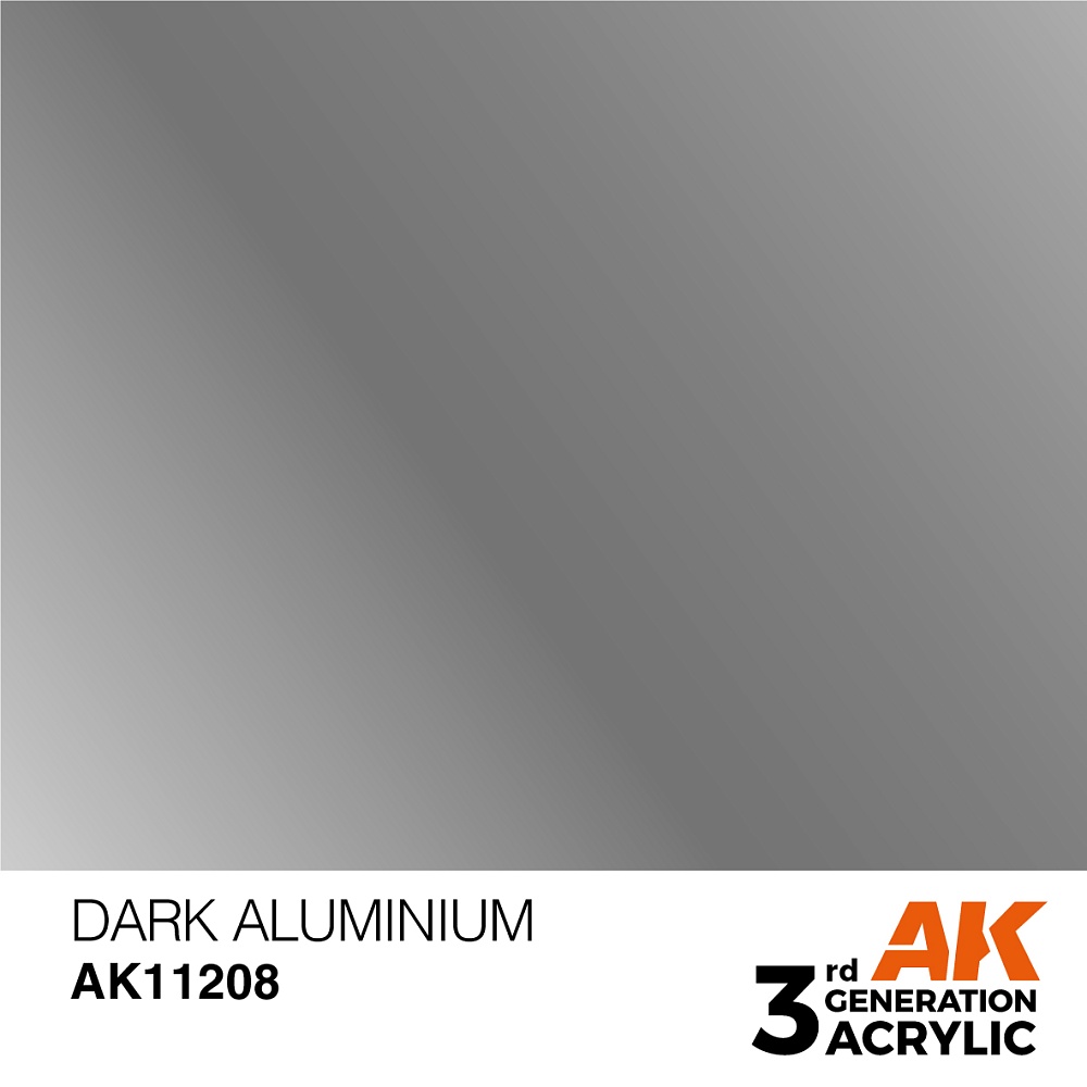Краска AK11208 General Series - Dark Aluminium – Metallic