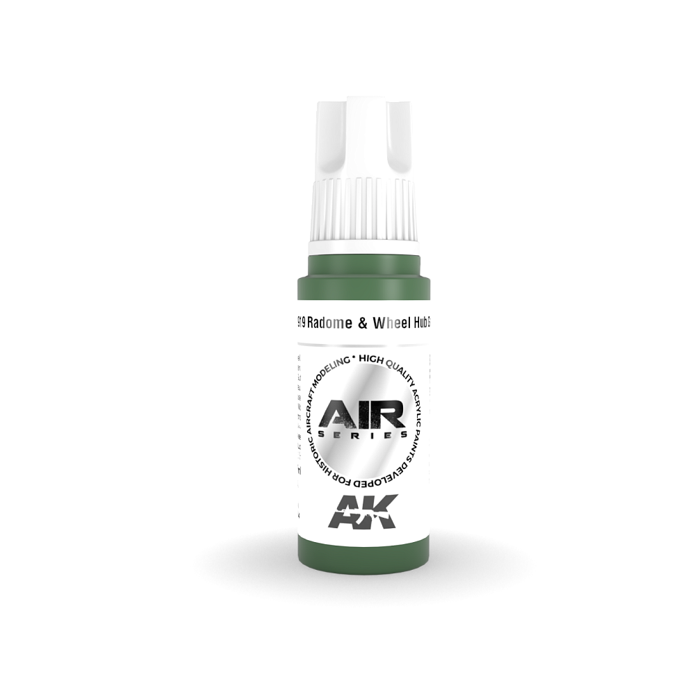 Краска AK11919 Air Series - Radome & Wheel HUB Green – Air