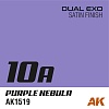 Краска AK1519 - Dual Exo 10A - Purple Nebula 60ML.