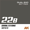 Краска AK1572 - Dual Exo Scenery - 22B - Dark Stone 60ML.