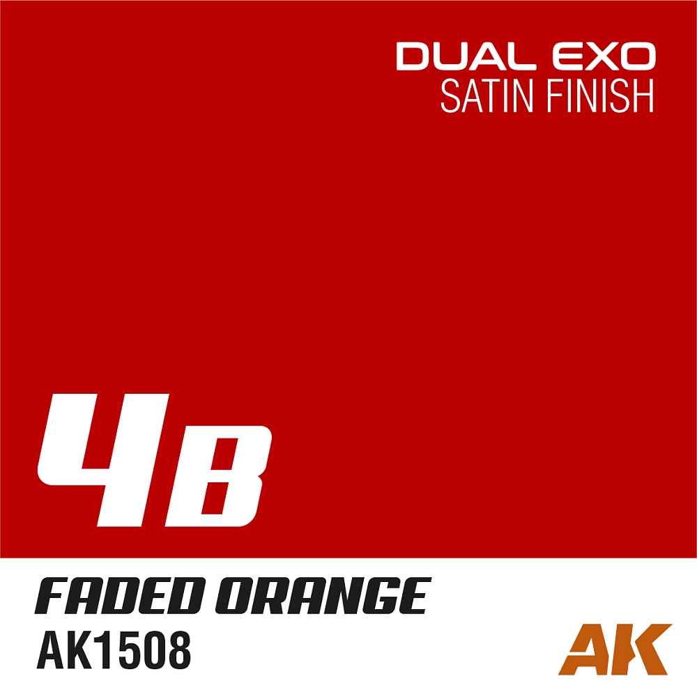 Краска AK1508 - Dual Exo 4B - Faded Orange 60ML.