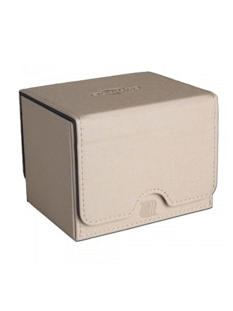 Blackfire Convertible Premium Deck Box Single Horizontal 100+ Standard Size Cards - White