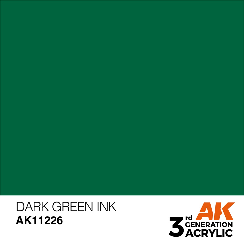 Краска AK11226 General Series - Dark Green – Ink