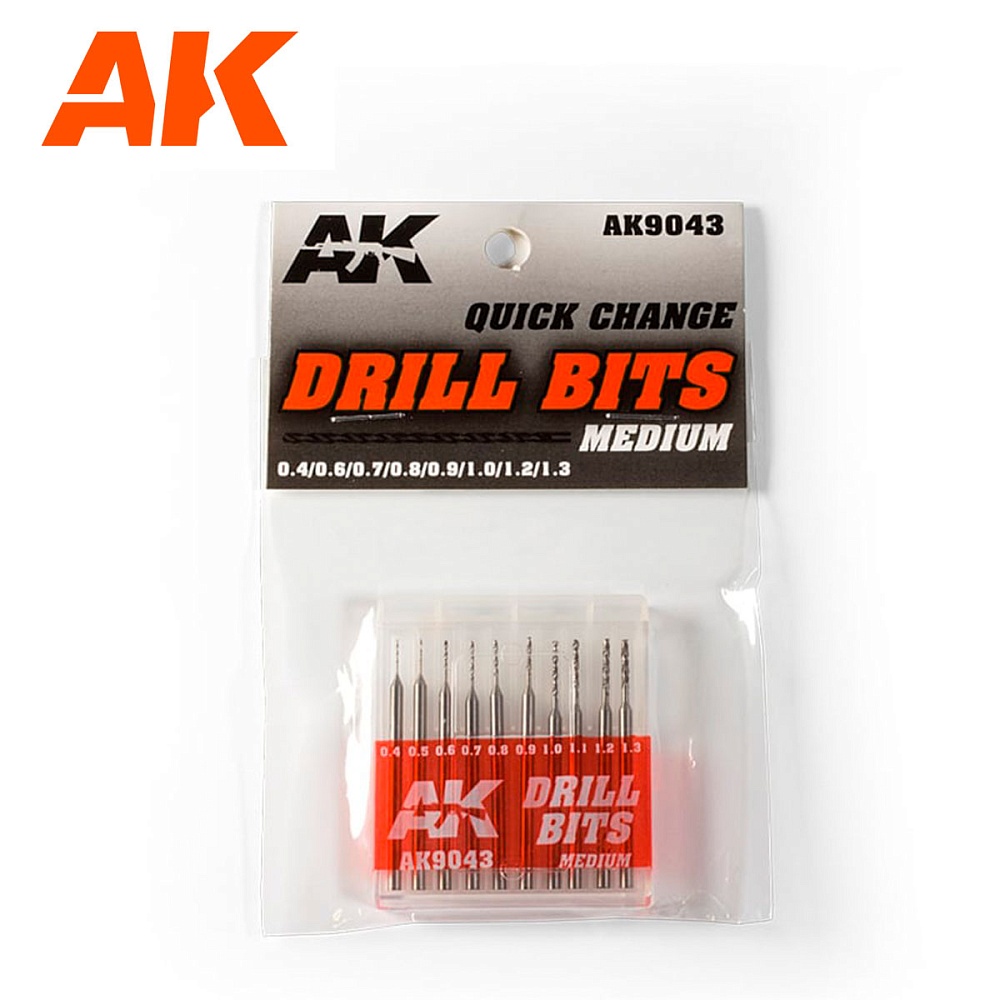 Инструмент AK9043 - Drill Bits (0.4-1.3)