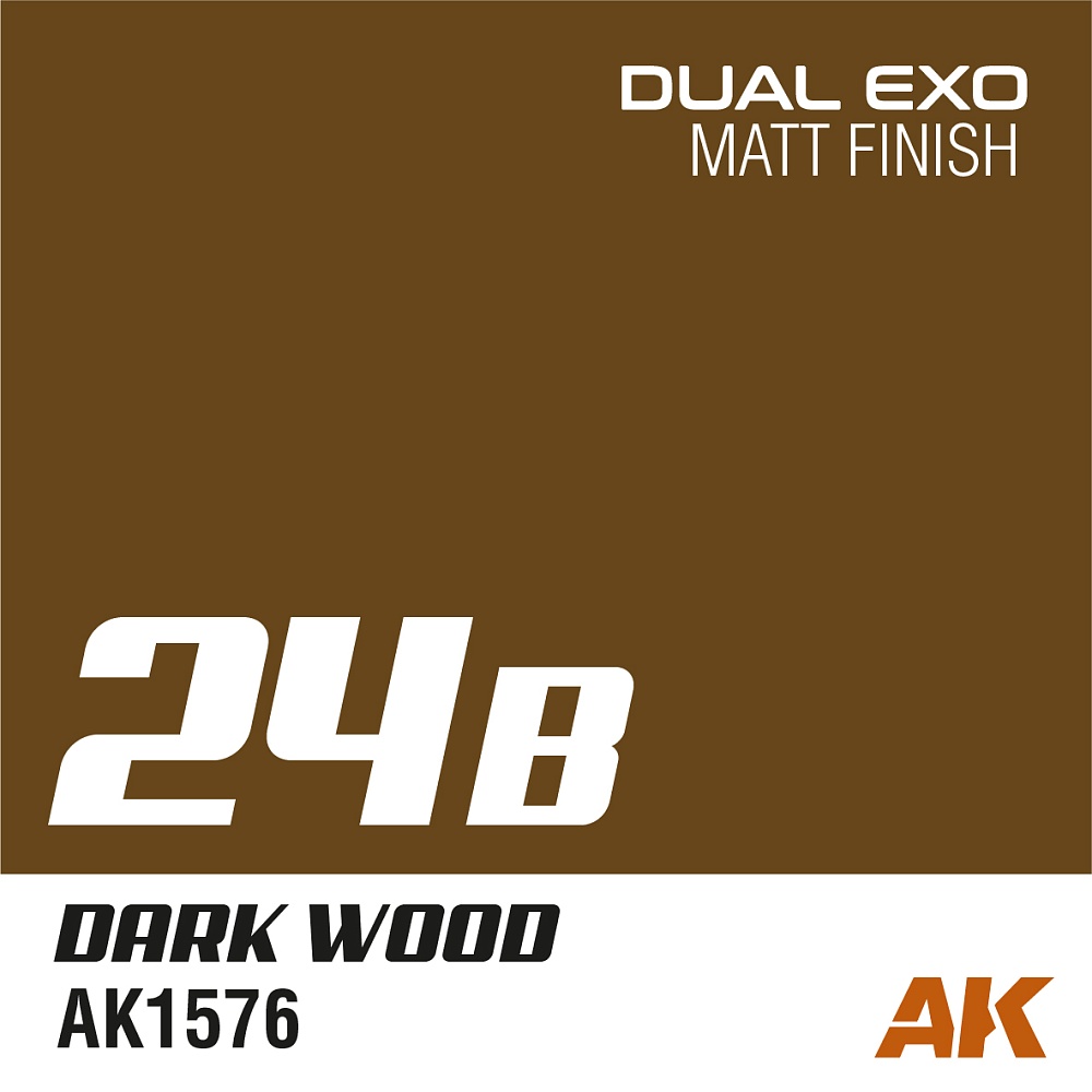 Краска AK1576 - Dual Exo Scenery - 24B - Dark Wood 60ML.