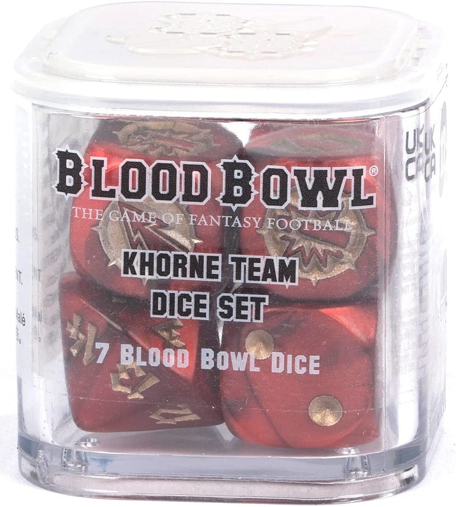 Blood Bowl: Khorne Team Dice