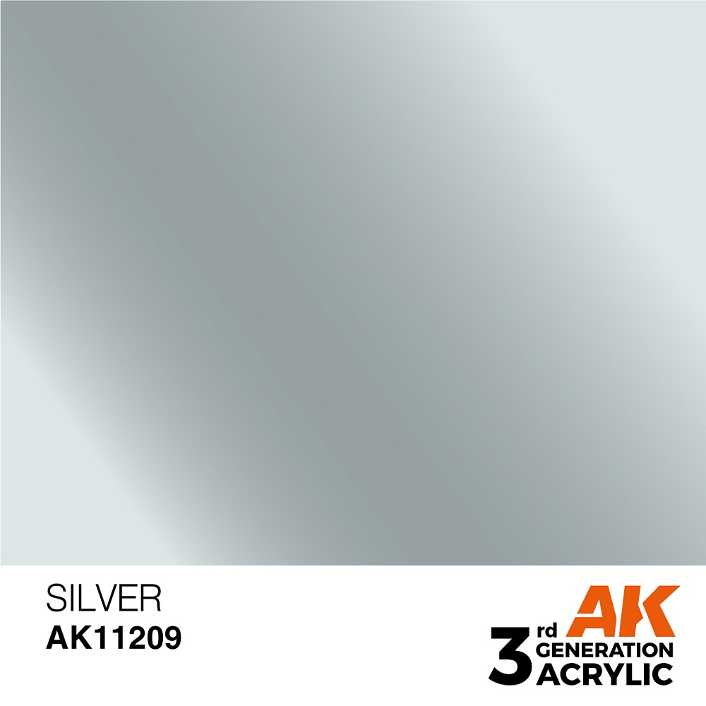 Краска AK11209 General Series - Silver – Metallic