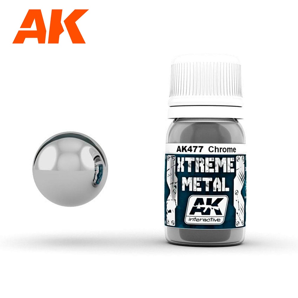 Краска AK477 - Xtreme Metal Chrome 30ML.