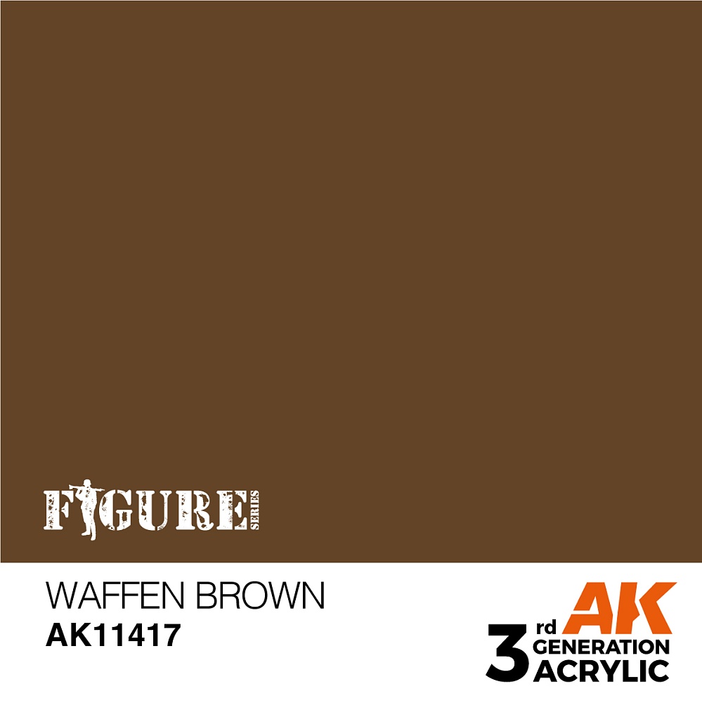 Краска AK11417 Figures Series - Waffen Brown – Figures