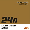 Краска AK1583 - Dual Exo Scenery Set 24 - 24A Light Wood & 24B Dark Wood