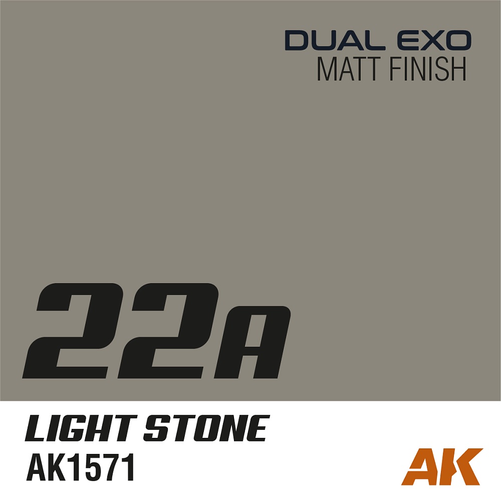 Краска AK1581 - Dual Exo Scenery Set 22 - 22A Light Stone & 22B Dark Stone
