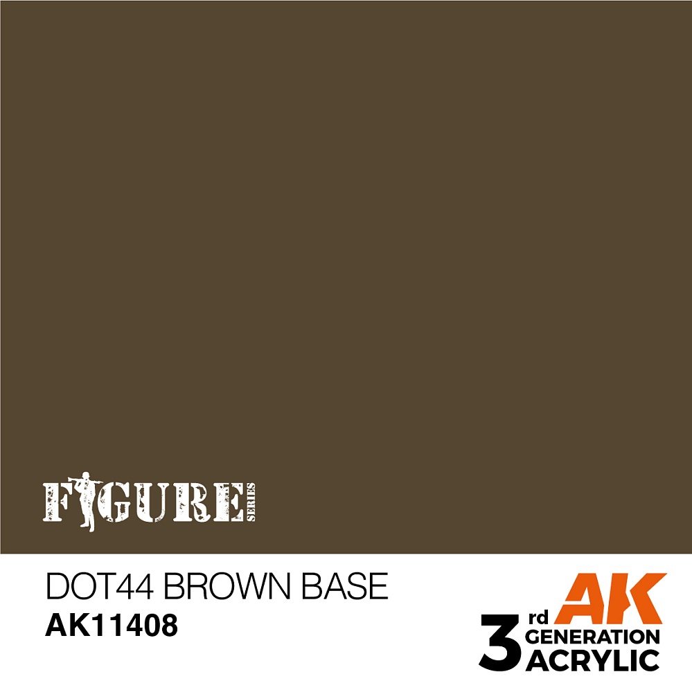 Краска AK11408 Figures Series - Dot44 Brown Base – Figures
