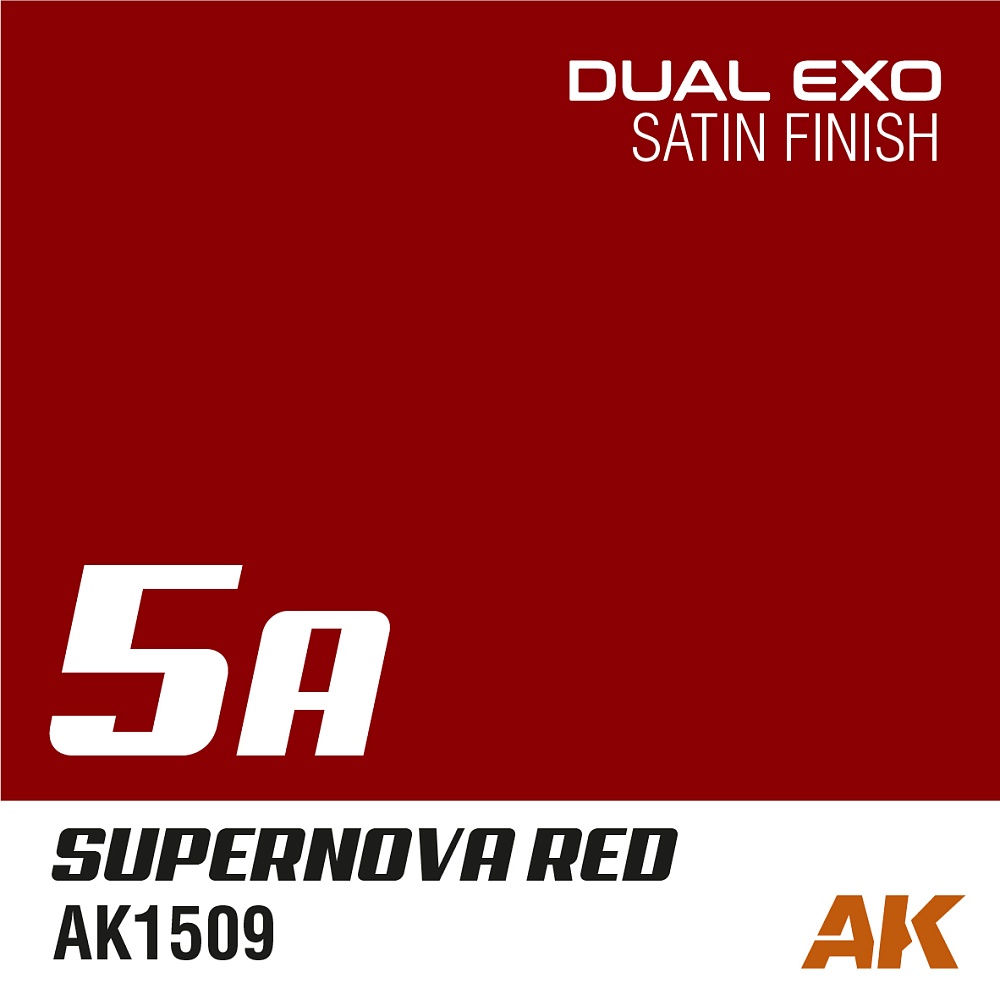 Краска AK1509 - Dual Exo 5A - Supernova Red 60ML.